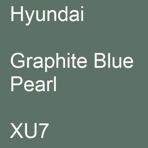 Hyundai, Graphite Blue Pearl, XU7.